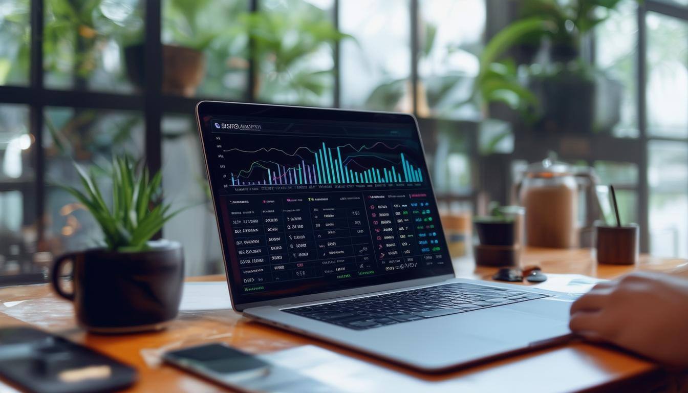 An image of a TikTok analytics dashboard showing various metrics such as followers, likes, comments, video views, profile views, average watch time, t