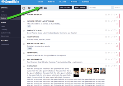 List view