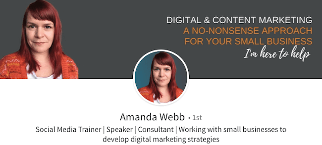 Amanda Webb - LinkedIn Profile