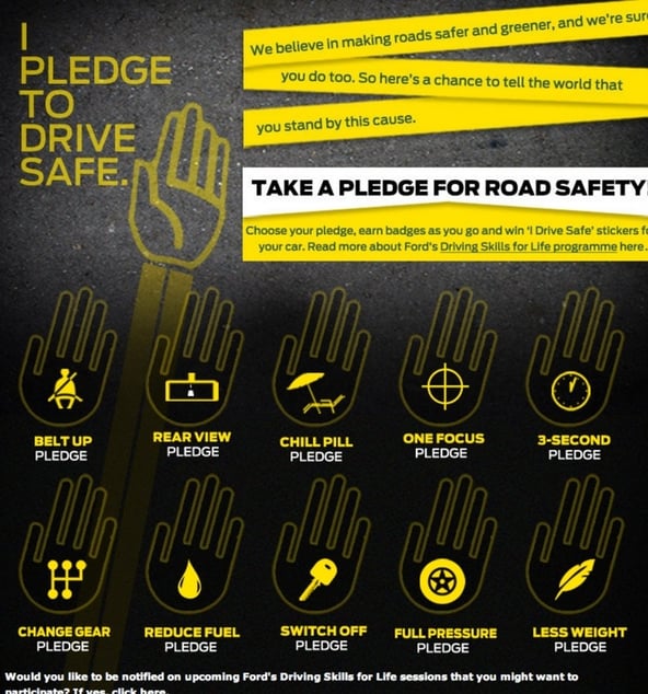 Ford'd drive safe campaign ad 