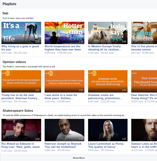 create video playlists