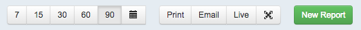 Select the timeframe for your reports, email them to clients or share them live