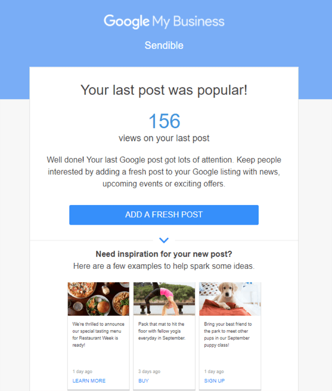 Schedule Google My Business Posts With Sendible