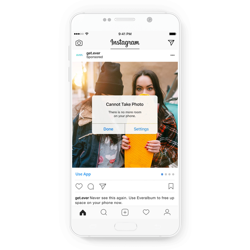 Creative Instagram ad by Ever