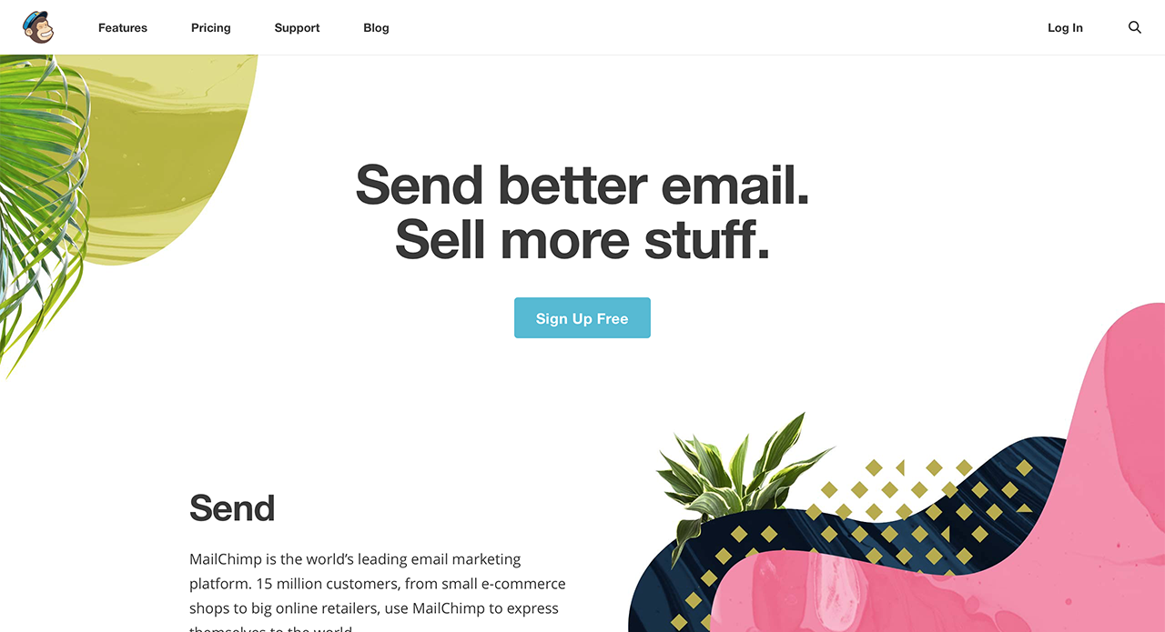 Leading email marketing tool - MailChimp