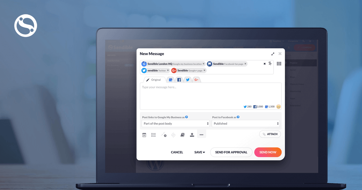 Social Media Management Tool - Sendible