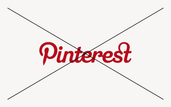 How not to use Pinterest wordmark