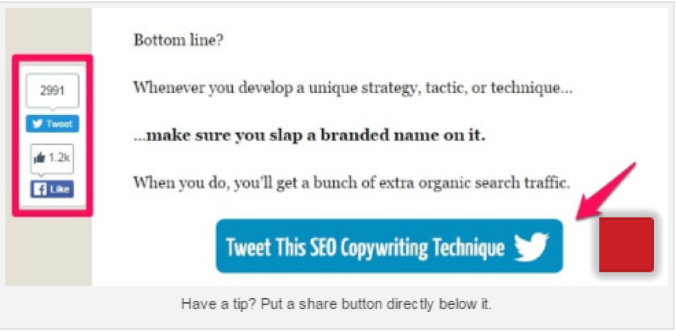 Add tweet buttons to make blogs more shareable