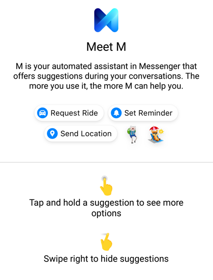 Facebook assistant M personal assistant