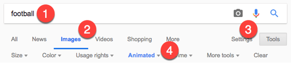 Google GIF search
