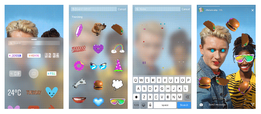 Make, Find, and Use Your Own GIF Stickers with GIPHY Username