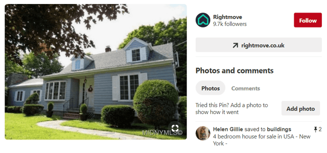 rightmove pinterest real estate pin