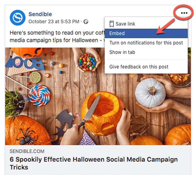 social media experiments facebook embed