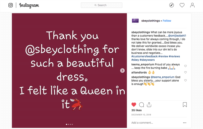 5 Strategies to Increase Your Social Media Engagement in 2022 7 sbey clothing customer feedback