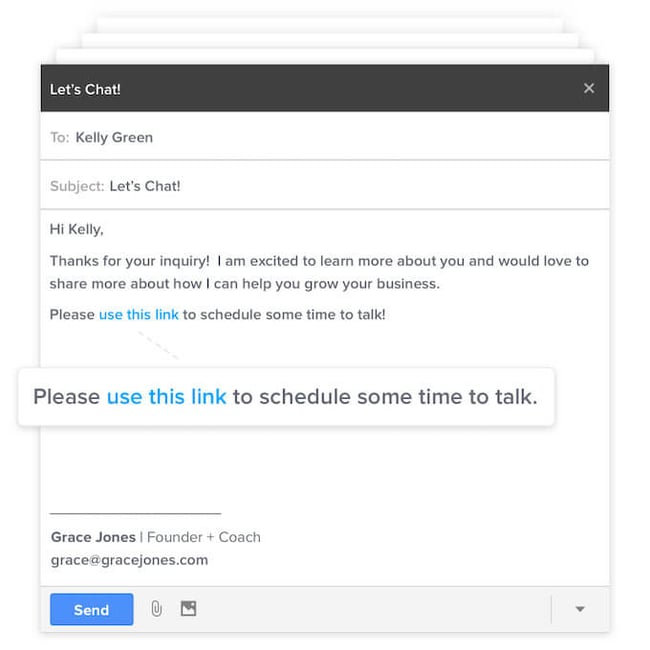 calendly email link