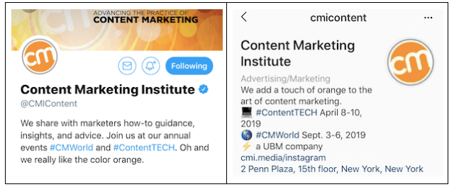 content marketing institute