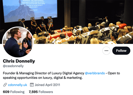 great agency owner bio by chris donnelly