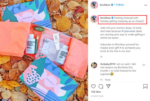 convertible social media tips birchbox