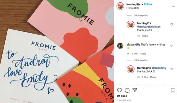 social-media-for-local-business-fromie-gifts