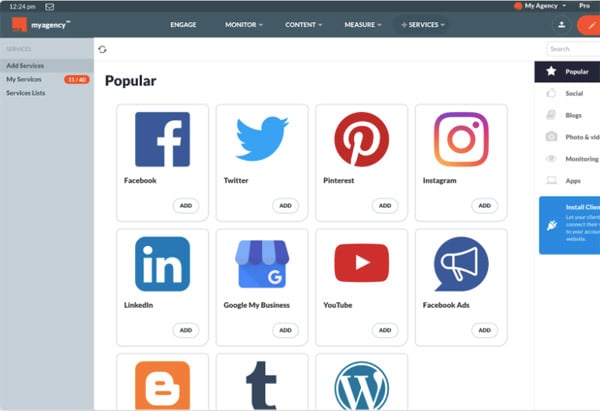 sendible cobranded dashboard