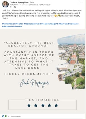 customer testimonial