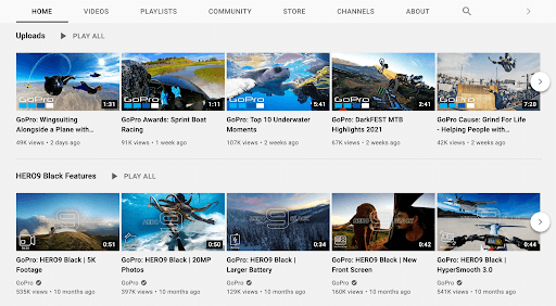 gopro youtube channel 