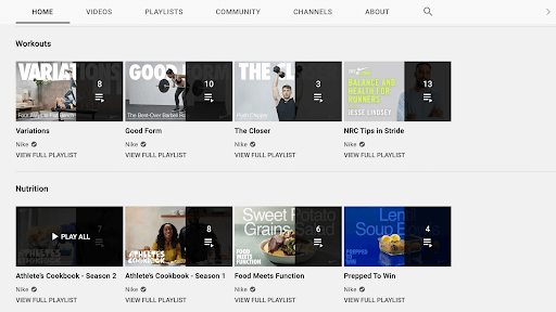 nike youtube channel