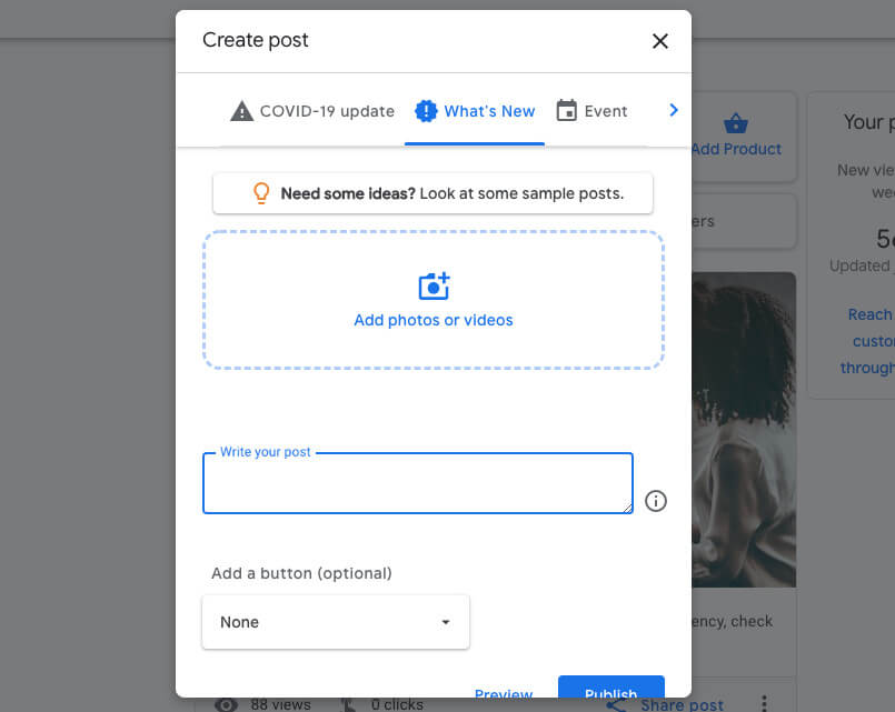 google-my-business-sample-post