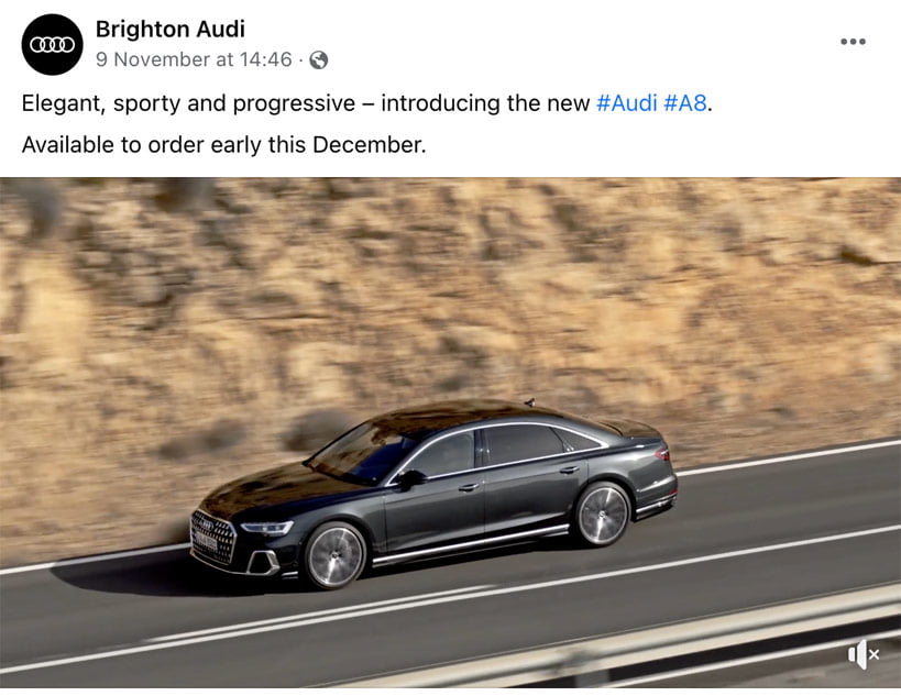 introducing new cars by Brighton Audi on Facebook