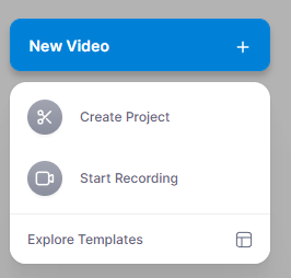 VEED.IO process for uploading new videos