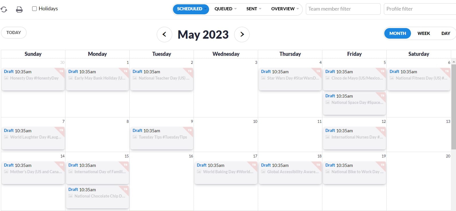 sendible-holiday-calendar-may-2023