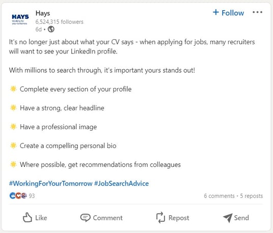 linkedin-profiles-and-pages-examples-hays-advice