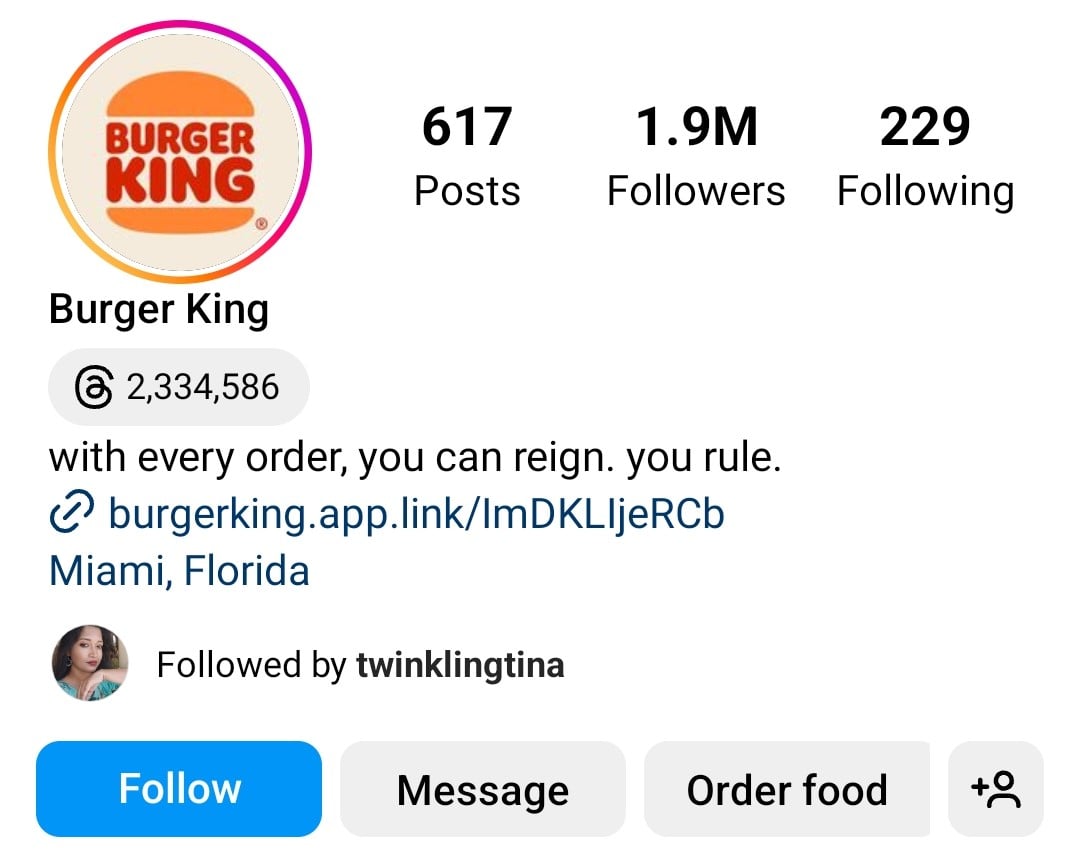 instagram-business-profile-burger-king-action-button