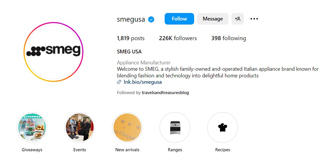 instagram-business-profile-smeg-seo-optimised-bio