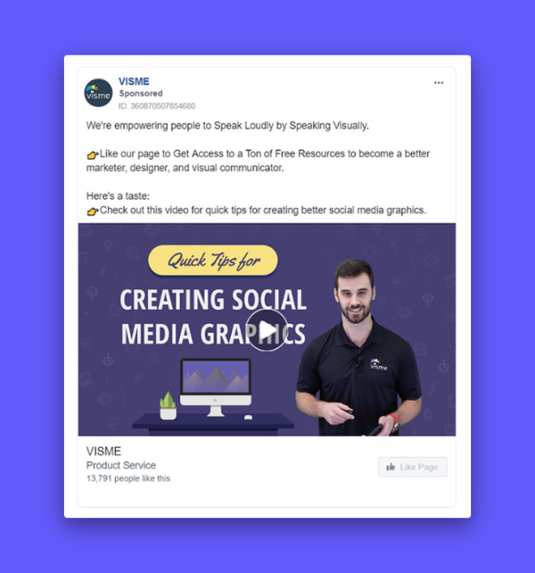 Social Media Lead Generation: How to Do It Right in 2025 Facebook example