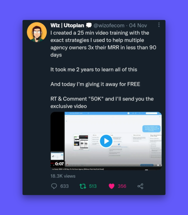Social Media Lead Generation: How to Do It Right in 2025 twitter example