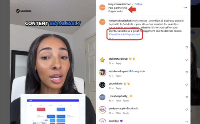 brand ambassadors paid partnership example
