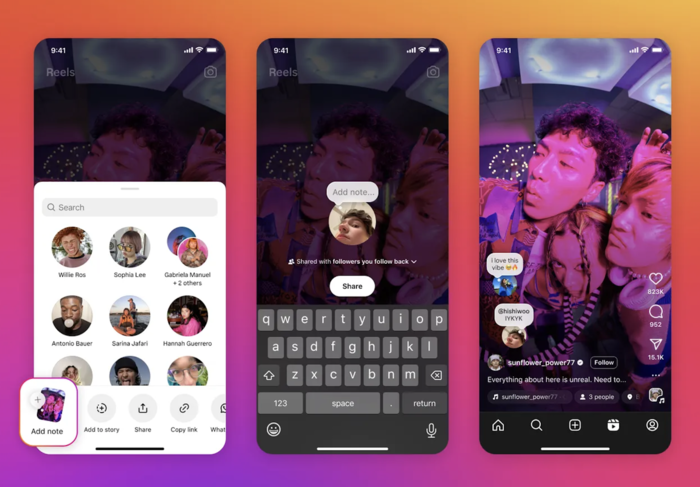 how to use instagram notes instagram note add to reel