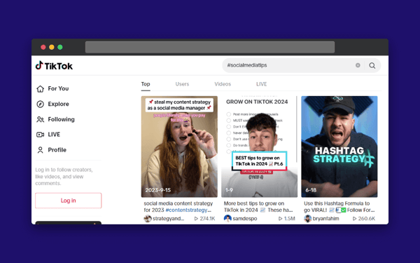 how-to-share-user-generated-content-on-social-media-tiktok-hashtag-search-sendible