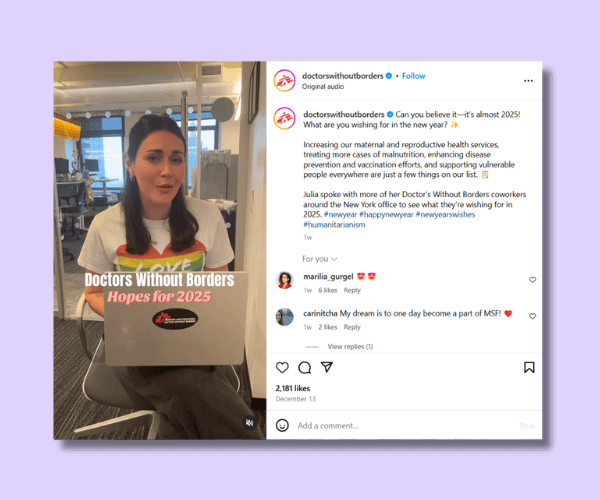 social-media-management-for-nonprofits-doctors-without-borders-instagram