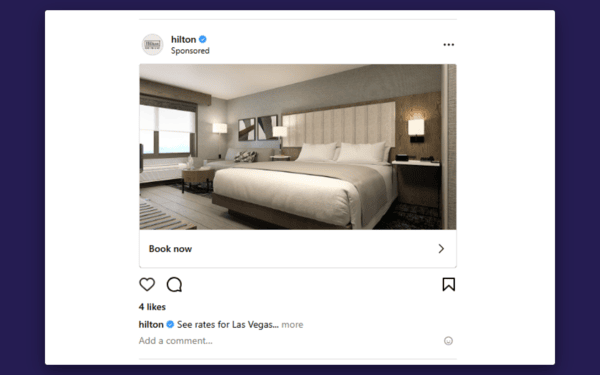 Instagram Dimensions for Marketers in 2025 Instagram paid ad screenshot