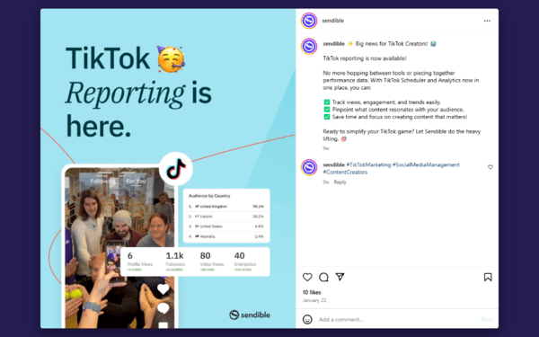 Social Media Impressions Explained What They Are and Why They Matter Sendible Instagram Impressions Hashtag screenshot
