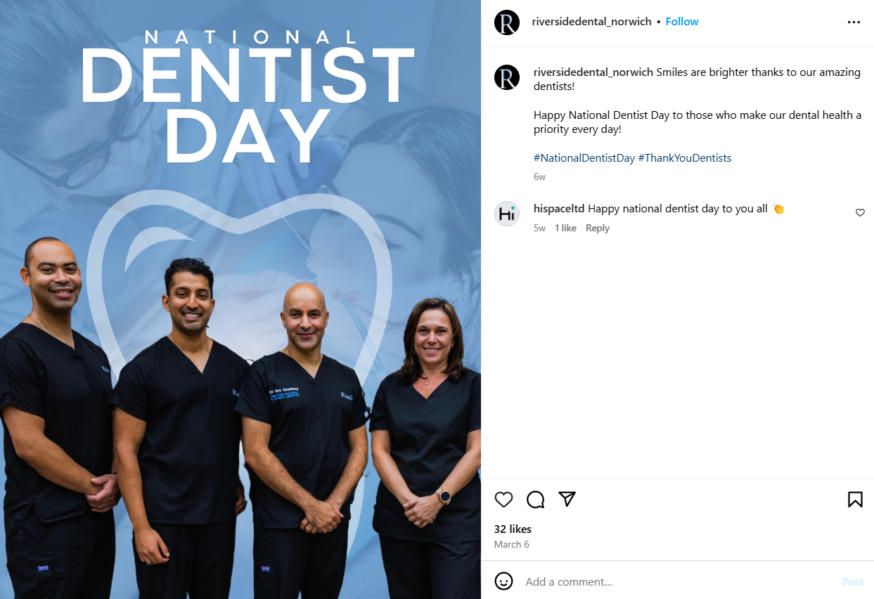 dental-holidays-to-celebrate-on-social-media-national-dentist-day-riversidedental_norwich