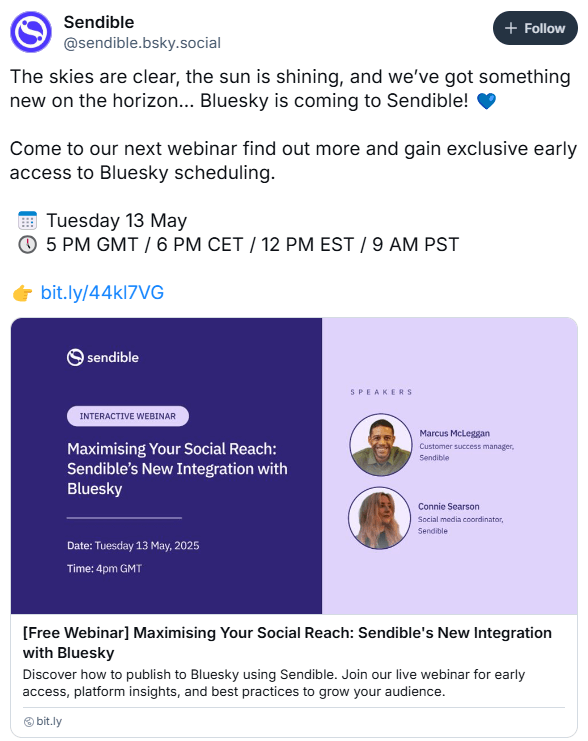 what-to-post-on-bluesky-header-sendible
