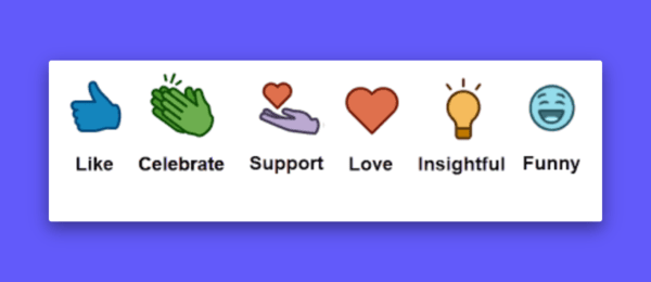 LinkedIn Reactions