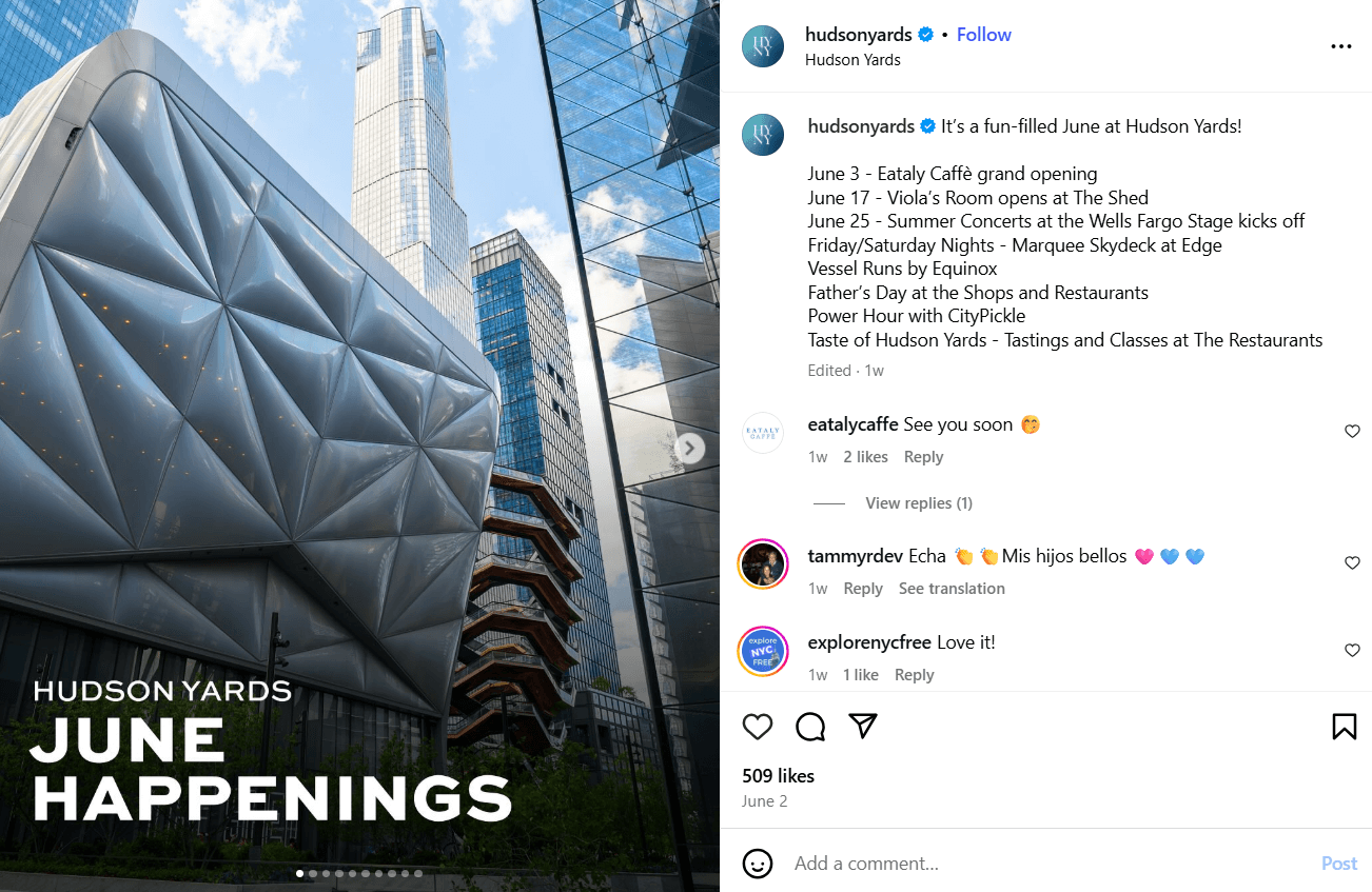 social-media-content-calendars-for-property-managers-hudson-yards