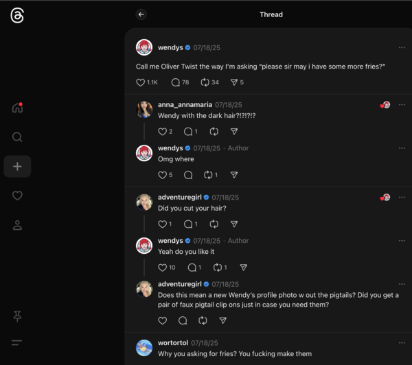 threads vs x wendys example