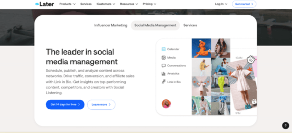 best social media management tools for car dealerships later screenshot