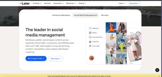 best social media management tools for veterinarian clinics later platform