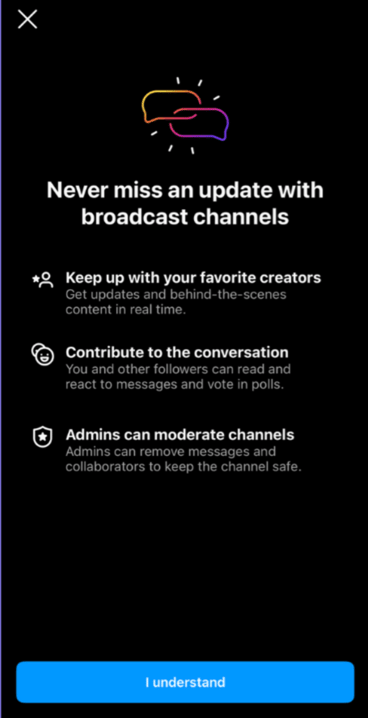 How to Create and Use Instagram Broadcast Channels update with broadcast channels screenshot